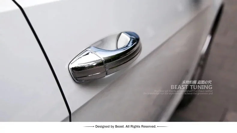 Chrome Door Handle Cover Trim For VW Volkswagen Golf 7 MK7 demo picture (2)