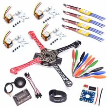 F450 стойка квадрокоптера комплект рамки APM2.6 и 6M gps XXD 2212 1000KV hp 30A 1045 пропеллер