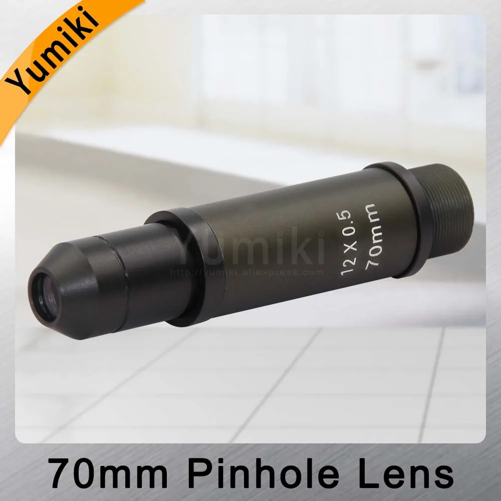 Новые поступления 2,0 мегапиксельная 70 мм Пинхол объектив для камеры видеонаблюдения M12 крепление формат изображения " F1.6 фиксированная ирисовая диафрагма видимость на расстоянии