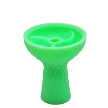 Charcoal Burner Holder Single Hole Heater Keeper Water Pipe Accessories Heat Resistant Funnel Bowl Shisha Silicone Bowl