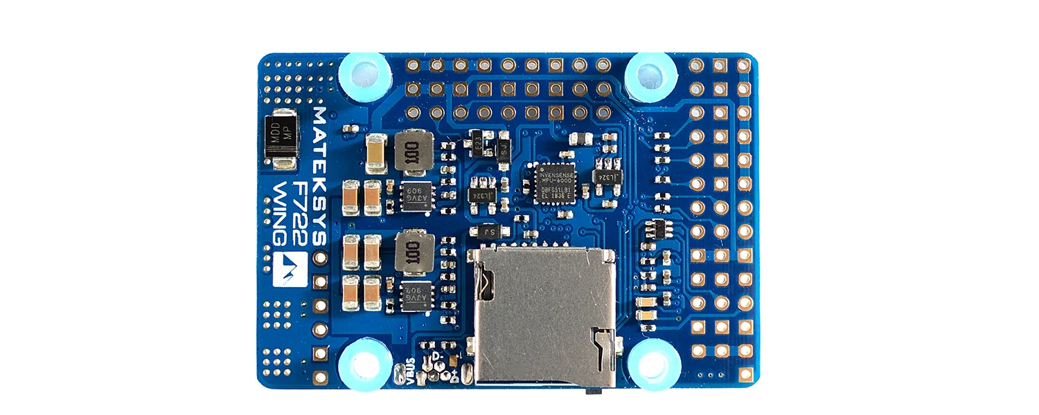 matek Systems F722 крыло игровые джойстики STM32F722RET6 3~ 6S игровые джойстики со встроенным серверный компьютером с экранным меню для Fly крыло с неподвижным крылом «сделай сам»