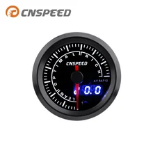 CNSPEED, 2 дюйма, 52 мм, 7 цветов, светодиодный автомобильный измеритель соотношения воздушного топлива, PSI, аналоговый/цифровой, двойной дисплей, автомобильный измеритель с датчиком, YC101434