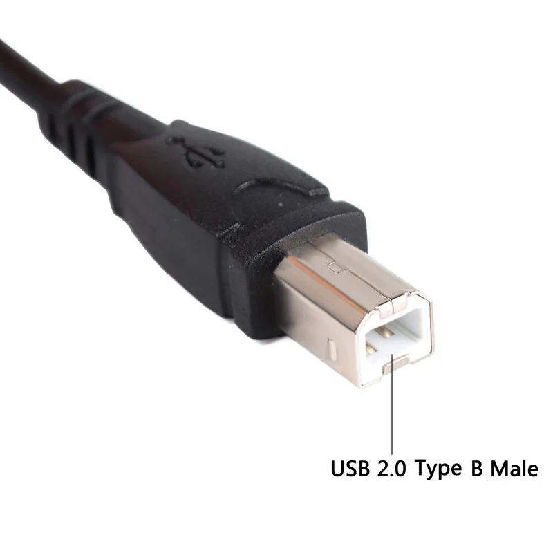 1/4/10 шт. 50 см USB 2 0 Тип Женский к B Мужской Сканер Кабель для принтера адаптер