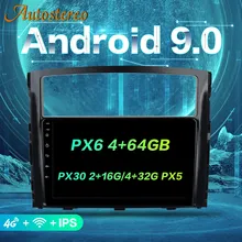 Android 9 DSP max64GB автомобильный gps-навигатор без dvd-плеера для MITSUBISHI PAJERO V97 V93 Shogun Montero 2006+ магнитофон блок ips