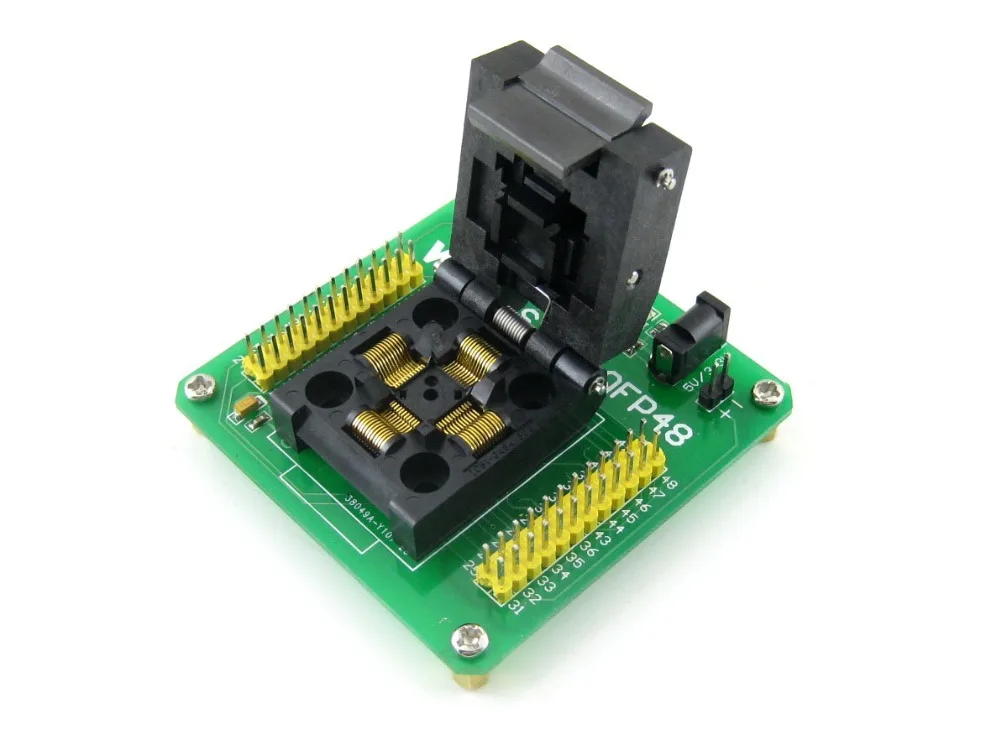 

Parts QFP48 LQFP48 STM8 STM8S IC Test Socket Programming Programmer Adapter 0.5Pitch Free Shipping