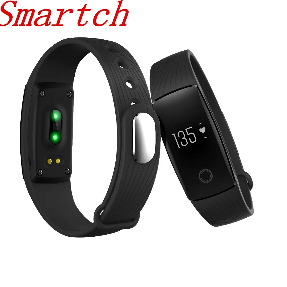 

EnohpLX V05C ID107 Bluetooth 4.0 Smart Bracelet smart band Heart Rate Monitor Wristband Fitness Tracker for Android iOS Smartpho