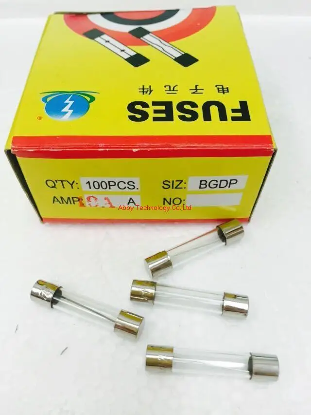 

Free Shipping 100pcs/Lot Fast Blow Glass Fuse, 6mm x 30mm 250V 10A