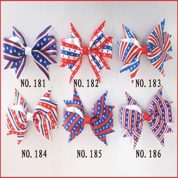 

300 BLESSING Good Girl Boutique 3.5" A- Mermaid Hairbow Clip #248 Wholesale