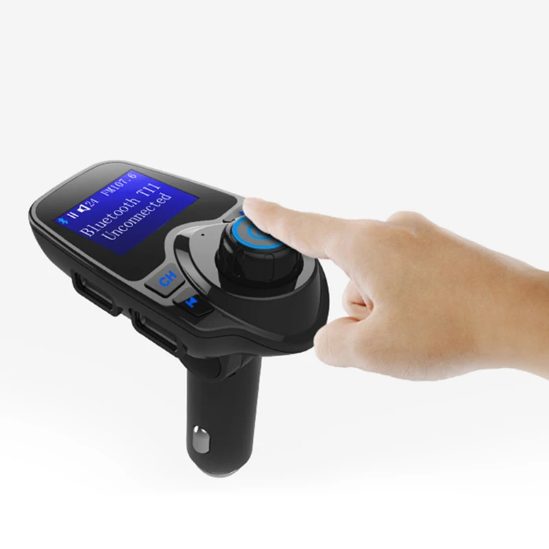

Bluetooth FM Transmitter USB Car Kit Aux 12V Lecteur USB Voiture Metal And Plastic MP3 Player Car For Car ABS Bluetooth MP3