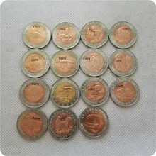 Pamiątki-rosja replika przyrody czerwona książka seria UNC 5 rubel/10 rubel 50 rubel/dzikie zwierzę kopiuj monety darmowa wysyłka