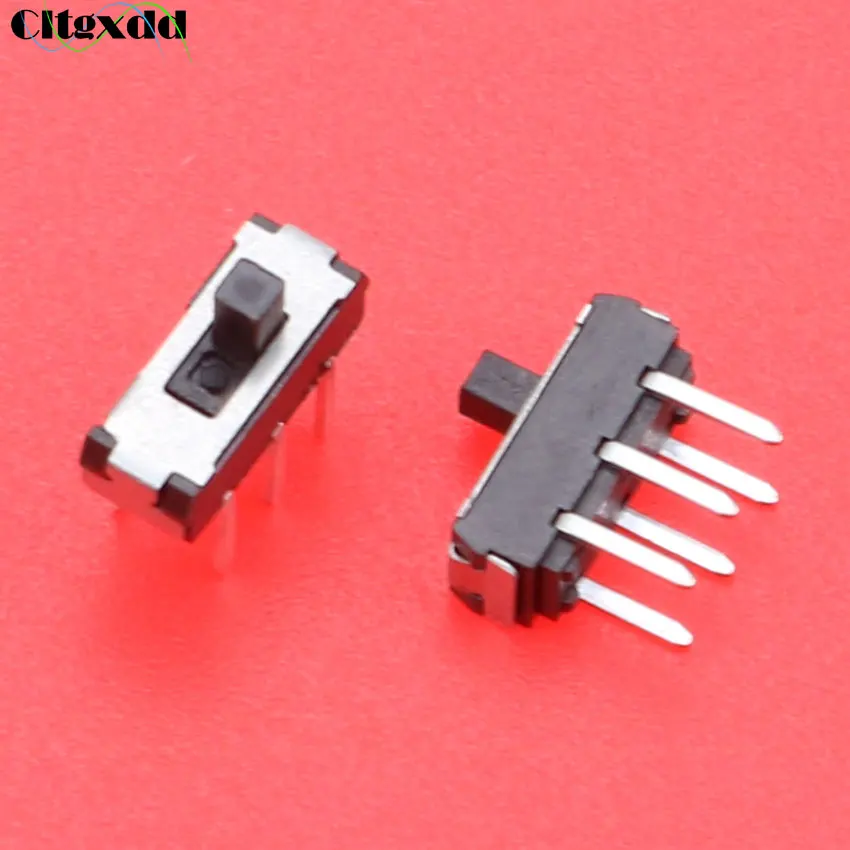 Cltgxdd 1 шт. 6Pin Slide Switch 2 положения тумблер для PCB DPDT вертикальный переключатель рычаг переключатели