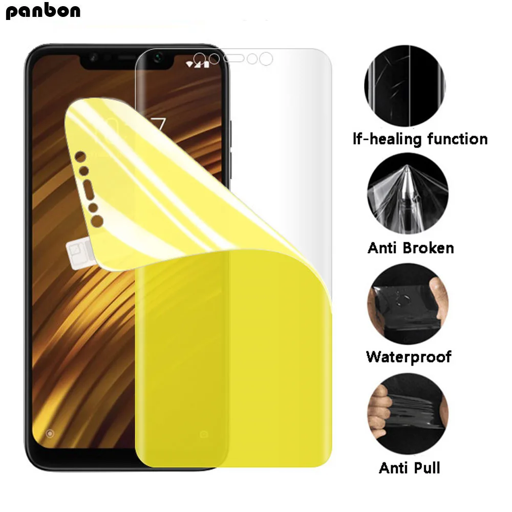 Гидрогелевая пленка для экрана Xiaomi A2 Lite A1 Pocophone F2 F1 Mi 8 lite SE 6X 5X не стекло|Защитные