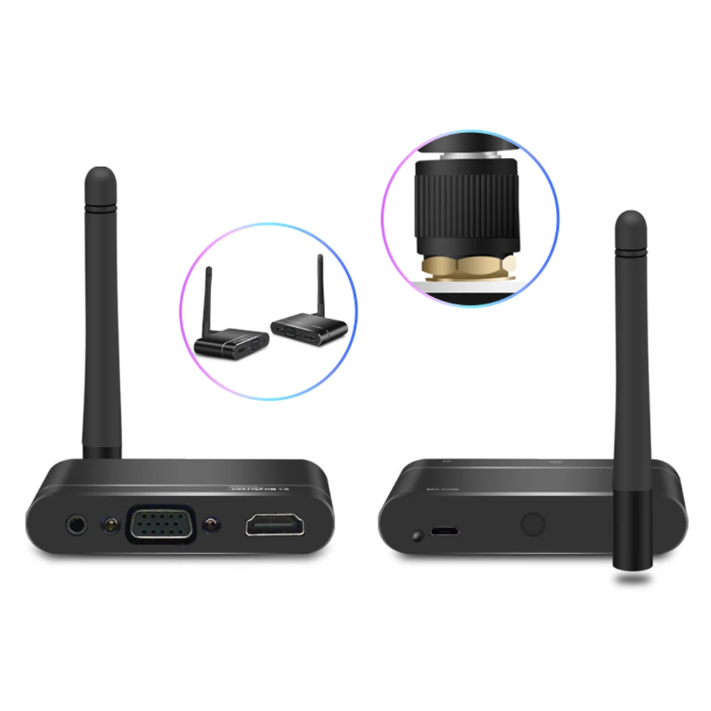 Беспроводной ключ X6W с HD дисплеем приемник 1080P Wi Fi зеркальная коробка VGA AV выход