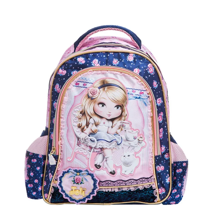 Lovely large capacity Princess Barbie children school bag girl font b kids b font students child