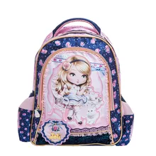 Encantadora Princesa Barbie niños bolso de escuela de la muchacha niños estudiantes de gran capacidad mochila infantil bolsa de viaje bolsa de dibujos animados de alta calidad