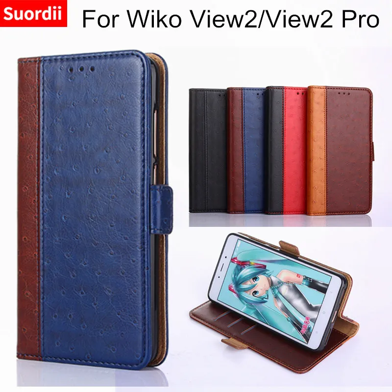 

Case For Wiko View2 Flip Business Wallet PU Leather Cases Fundas For Wiko View 2 View2 pro Case Protective Back Stand Cover