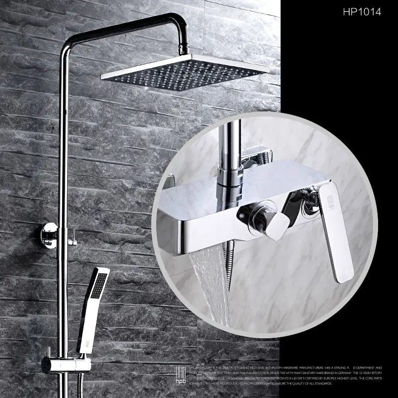 Buy HPB Brass Bathroom Hot And Cold Water Mixer Bath