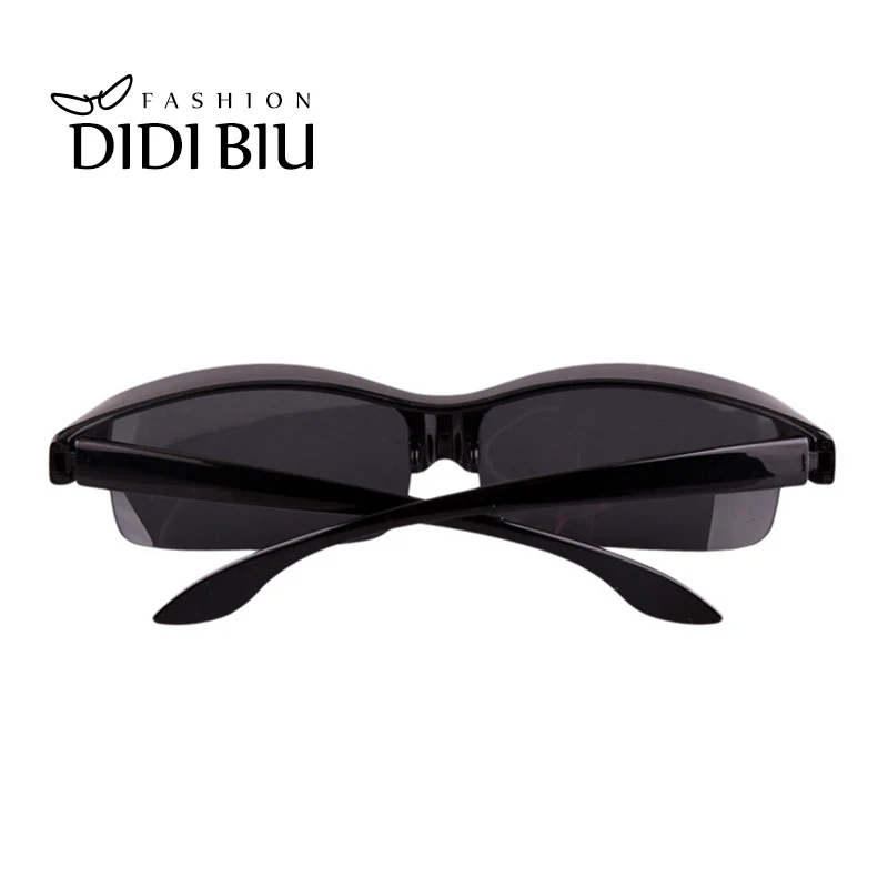 DIDI поляризованные очки для близорукости, женские солнцезащитные очки с полуоправой, солнцезащитные очки для ночного видения, мужские Брендовые очки для вождения, очки с зажимом, H863