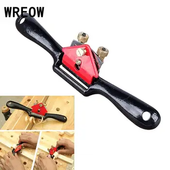 

Tools For Carpentry 9Inch HSS Hand Planer Woodworking Cutting Edge Planer Screw Shave Double Nuts Straight Carpentry Hand Tool