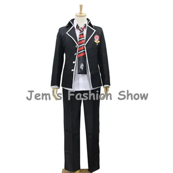 

Ao no Exorcist Okumura Rin Cosplay Costumes High School Uniforms Men Full Set Shirt + Coat + Pants