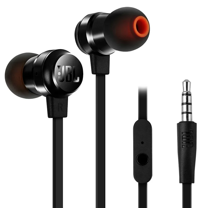 

JBL T280A 3.5mm Wired Headset In-ear Earphone fone de ouvido Stereo Music Earphones Hands-free with Microphone