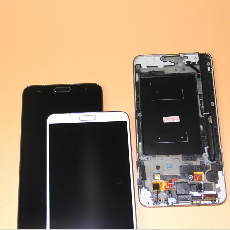 

100% Tested For Samsung Galaxy Note3 N9005 LCD Display Touch Screen with Digitizer Frame Assembly Display for Note 3 White / Bla