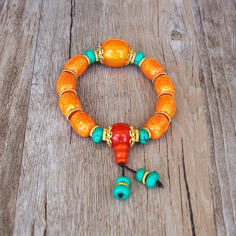 Тибетский буддистский браслет чакр ручной работы 13 мм|strand bracelets|chakra braceletlucky bracelet |