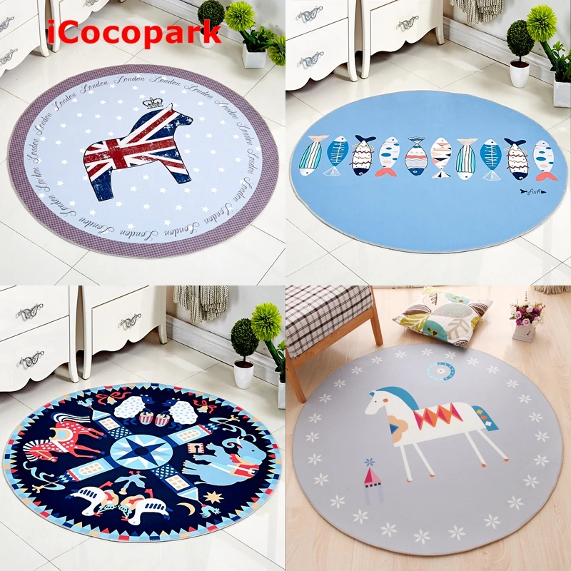 

NiceRug Round Universe carpet living room coffee table bedroom blanket child spider computer upholstery mats