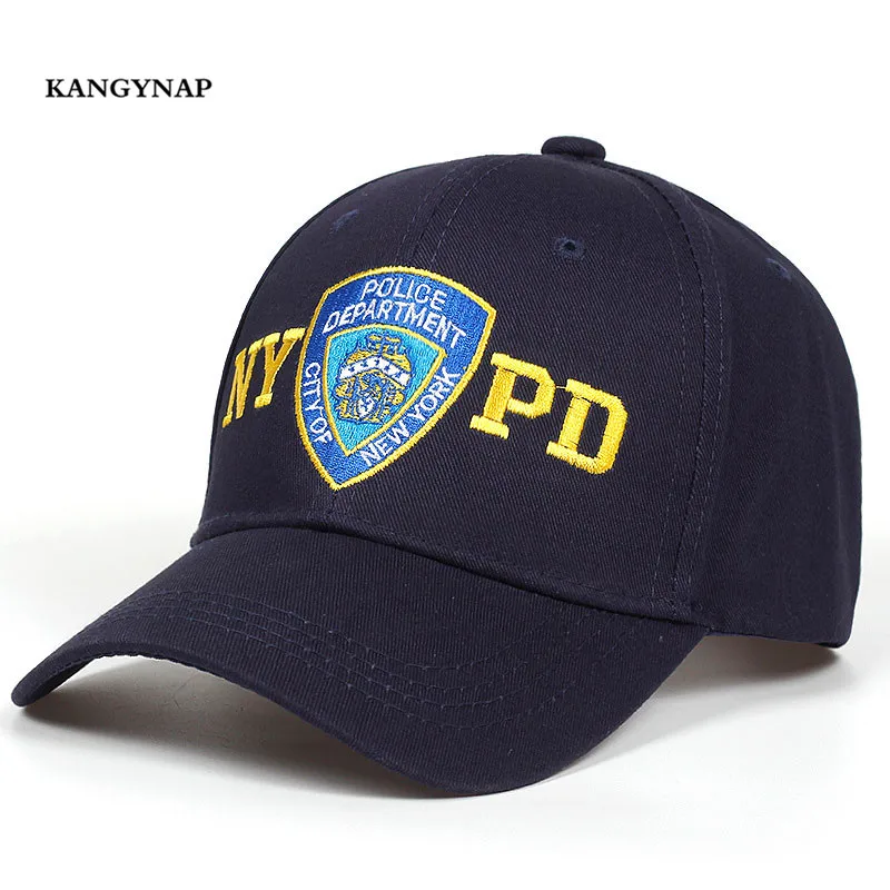 

[KAGYNAP] 2018 New Fashion Police Baseball Cap Embroidery NYPD Trucker Caps Men Women Outdoors Sports Hat Casual Dad Hat