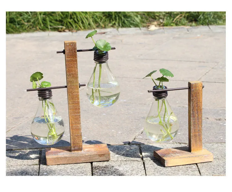 Водяные растения стеклянная ваза, железная Цветочная композиция, Офисная гостиная Настольная Ваза композиция креативный небольшой свежий зеленый Luo