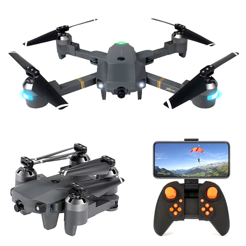 $22.14 XT1 RC Quadcopter 480P 720P 1080P Foldable FPV Selfie Drone Folding Toy Altitude Hold WIFI HD Came