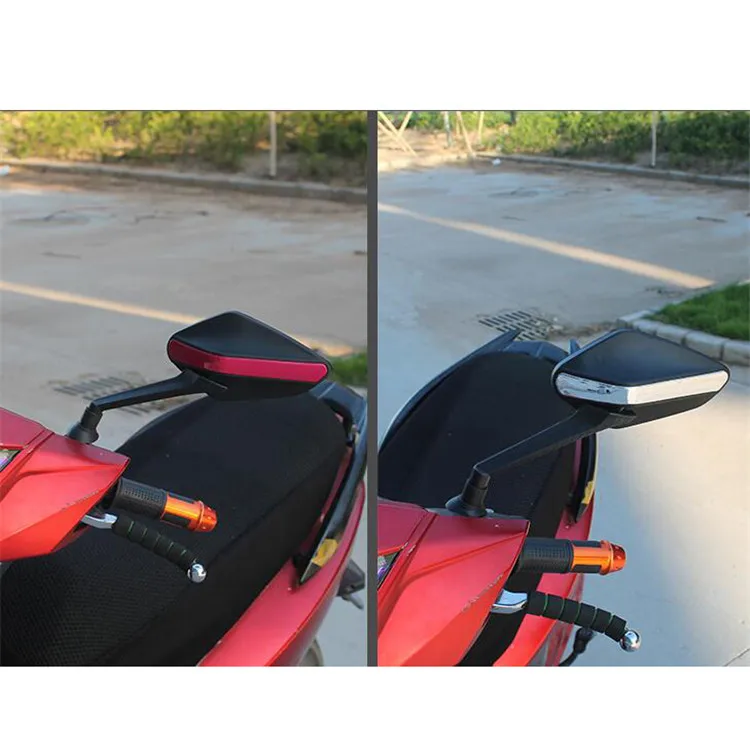 1 пара скутер резервного копирования зеркало Moto rbike аксессуары Moto rcycle зеркала для Honda Suzuki Yamaha Kawasaki Moto зеркалом заднего вида