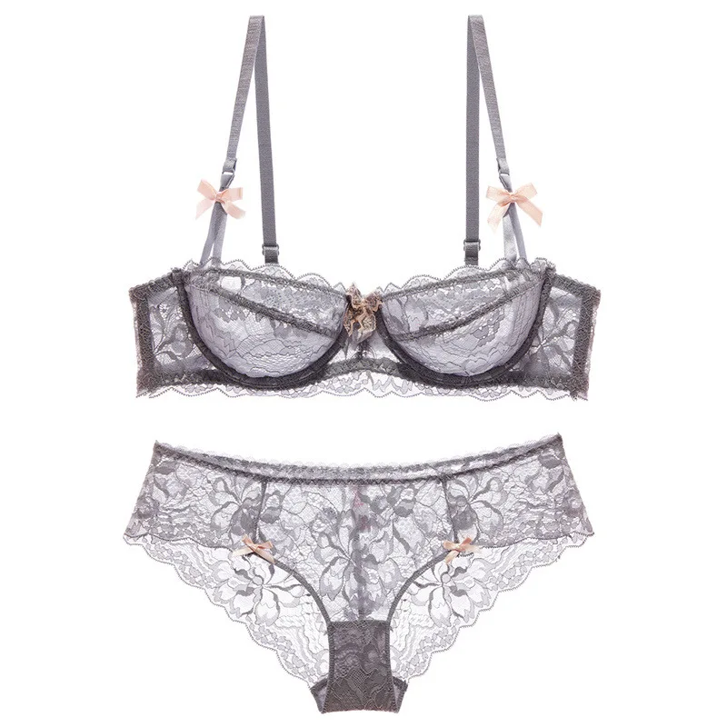 Bh & Slip Sets High-end-marke Romantische Versuchung Spitze Bh Set Frauen Unterwäsche Set Push-up Lade Bh Und Panty Set Plus Größe 70-95abcd In Den Spezifikationen VervollstäNdigen Damen-dessous