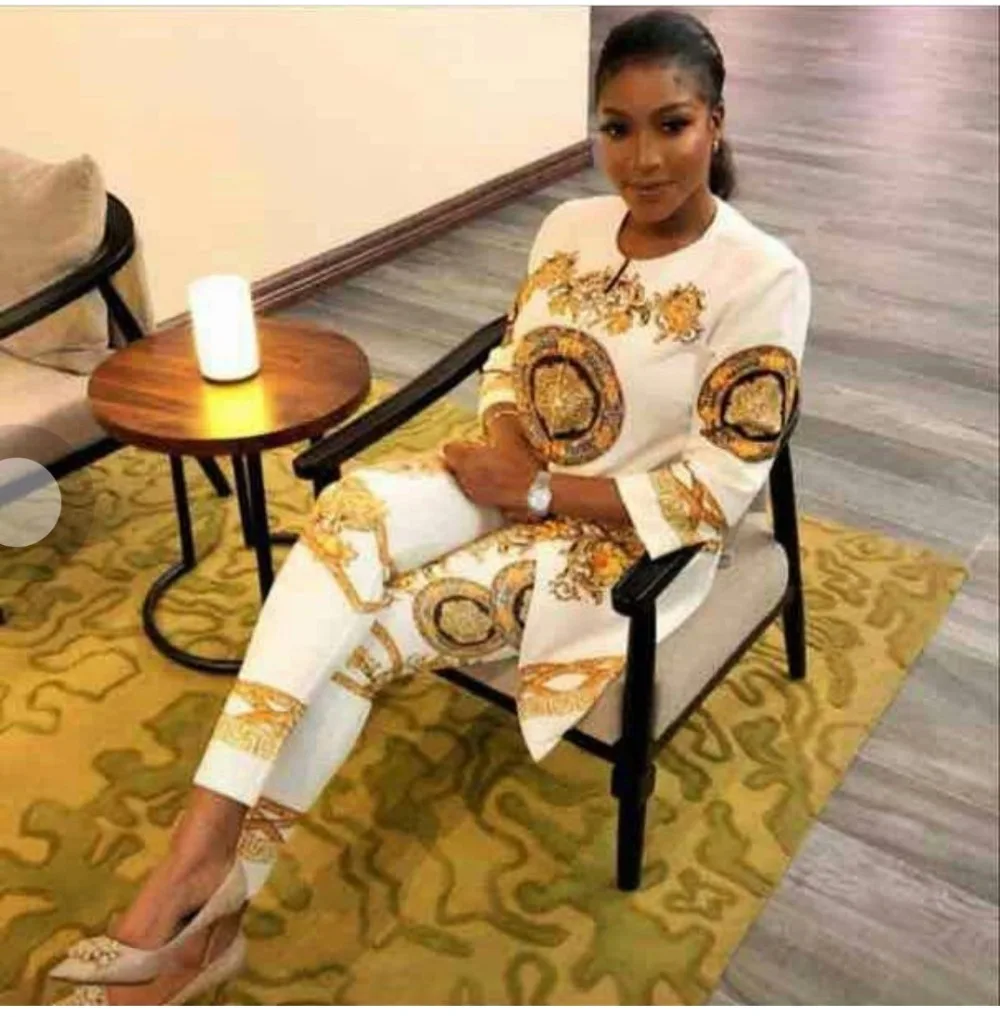 

african sets for women clothes femme 2019 traditional women print new print clothing set two piece set ladies pants clothes