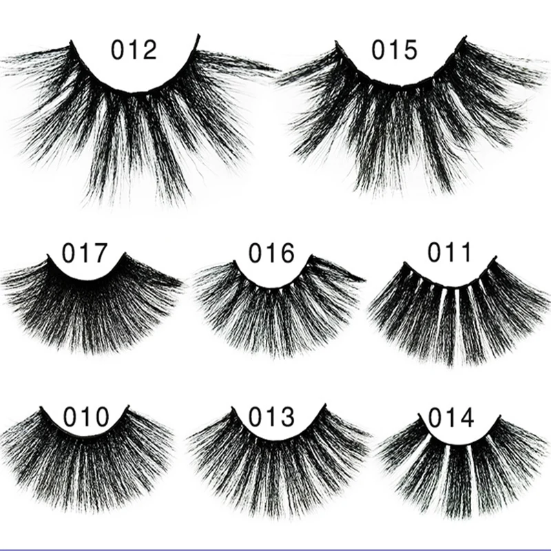 

2019 New 25mm 3D Mink Lashes Natural Long False Eyelashes Dramatic Volume Fake Lashes Makeup Eyelash Extension