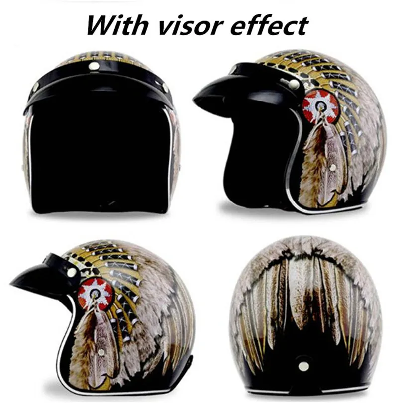 

HOT SELL vintage motorcycle helmet jet capacetes de motociclista harley vespa cascos para moto cafe racer