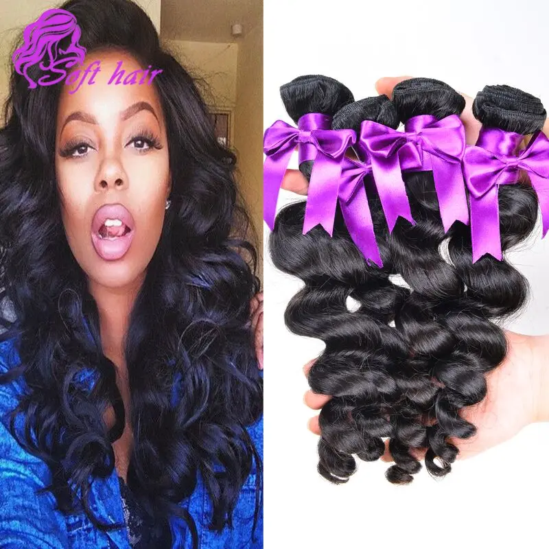 10A Grade Malaysian Loose Wave 4pcs lot, Cheap Human Hair 100g Bundles, 8- 28 inch Unprocessed Virgin Malaysian Hair Extension