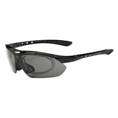 Мужские и женские велосипедные очки со съемной рамкой для близорукости, УФ-защита для шоссейного велосипеда, горного велосипеда, солнцезащитные очки для улицы, велосипедные очки - Цвет: Black