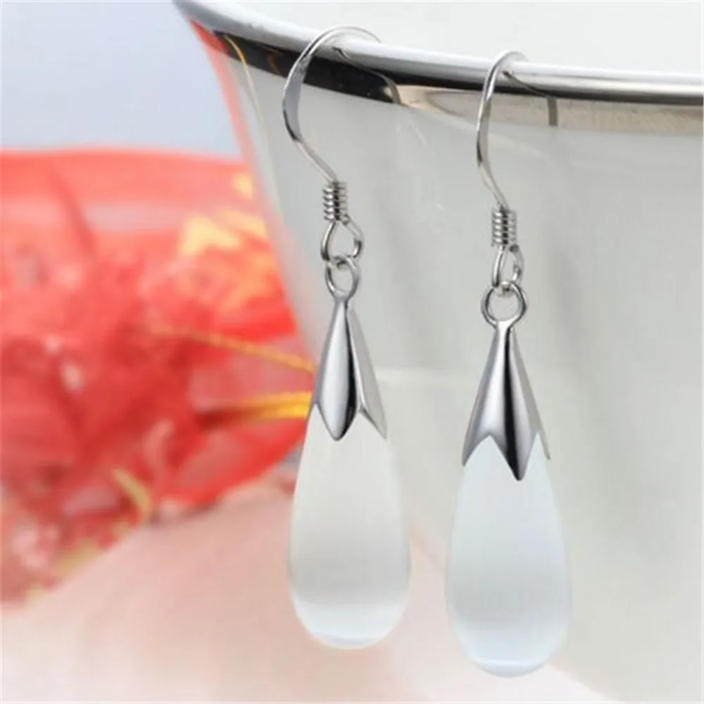 Woman-s-Jewelry-925-Plated-Solid-Silver-Opal-Cat-Eye-Stone-Dangle-Earrings (3)