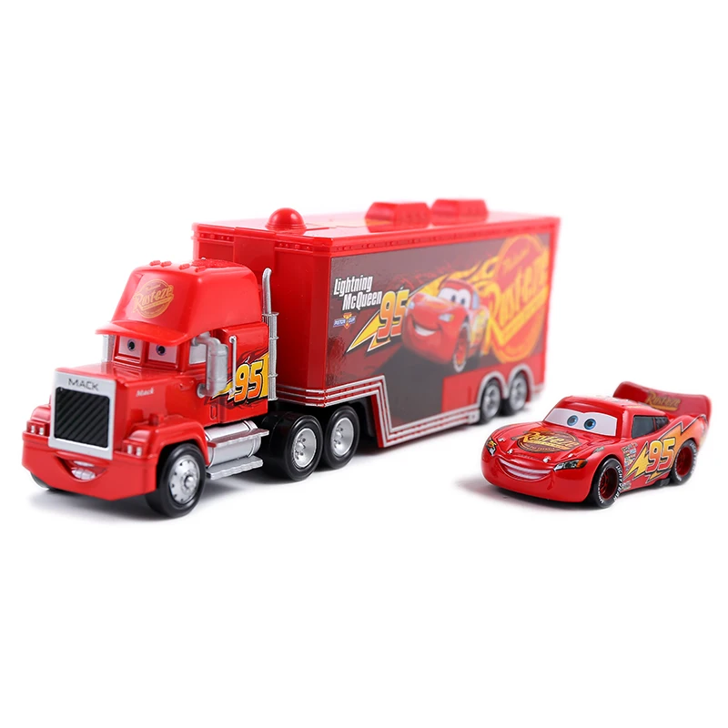 Disney Pixar Cars 2 3 Mack Uncle No.95 игрушечный автомобиль с молниями Маккуин свободная