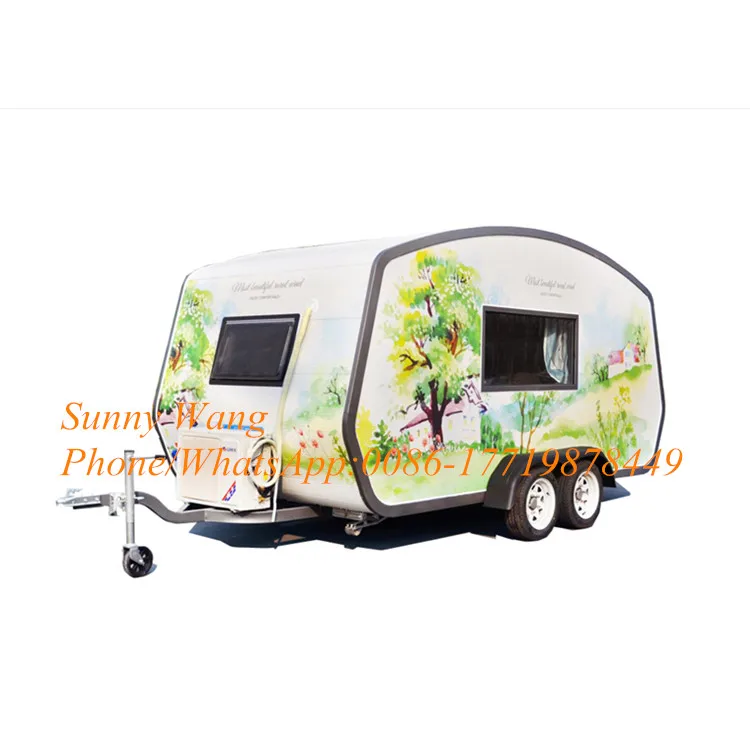 

2019 new arrival can customized electric food truck mobile food cart fast food trailer for sale