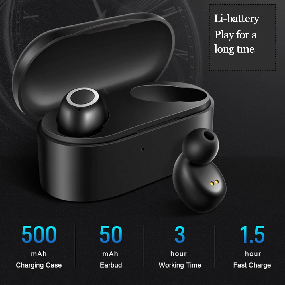 

Battery display Bluetooth headset support NFC function headset multi-point connection headset In Ear Sensor individually Earpiec