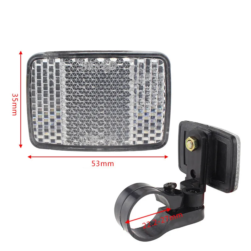 Top Handlebar Mount Safe Reflector Bicycle Bike Front Rear Warning Red / White New Ultra Bright cycling bike light led waterproof A7 3