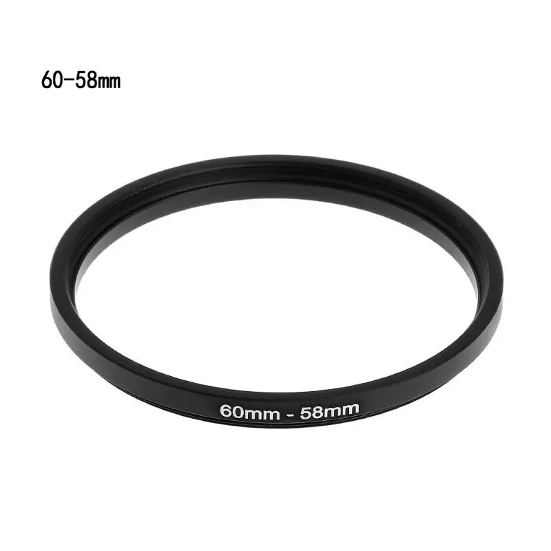 

60-58mm Metal Step Down Filter Ring Stepping Adapter Adaptor Camera Tool Accessories
