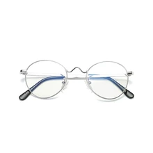 Г. ретро очки Для женщин из золотистого металла Сверхлегкий GlassesFrames Для мужчин золотые круглые очки кадры WD1702