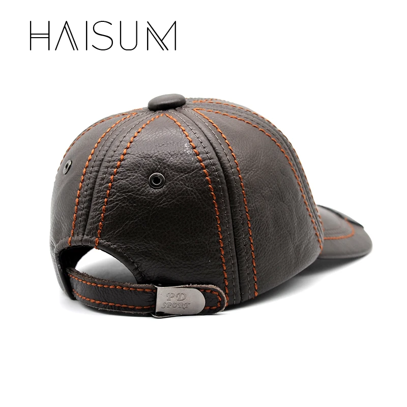 Прямые продажи, Haisum, натуральная кожа, бейсболка, кепка Cbd, высокое качество, мужская, Воловья кожа, для взрослых, Регулируемая Кепка s Cs66