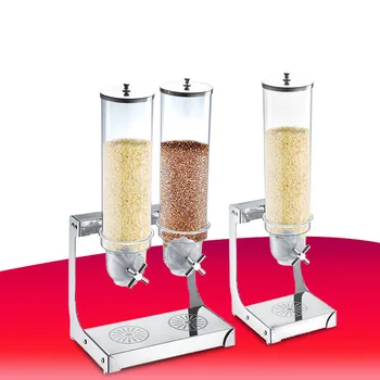 

Jamielin Commercial Kitchen Storage Cans Cereal Boxes Snacks Melon Seeds Nuts Candy Food Snack Dispenser