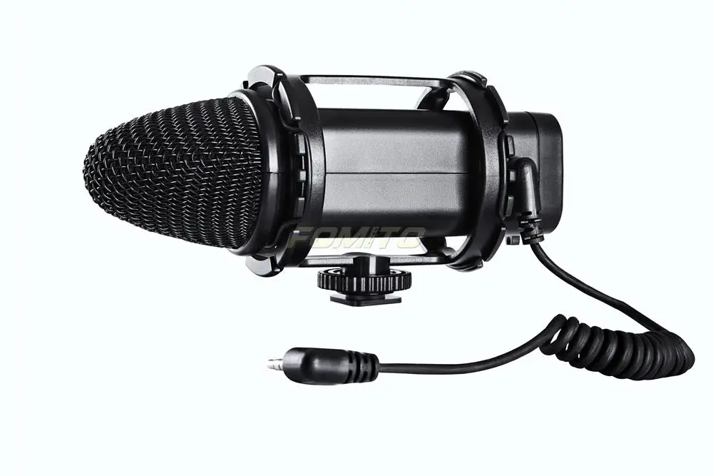 High Quality BO YA BOYA BY V02 Compact Stereo Video Microphone for DSLR