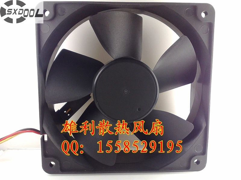 SXDOOL computer fan 120mm FD121238EB pc computer cooler 120mm fan 12V 0.83A 12CM 12038 3 wire cooling fans