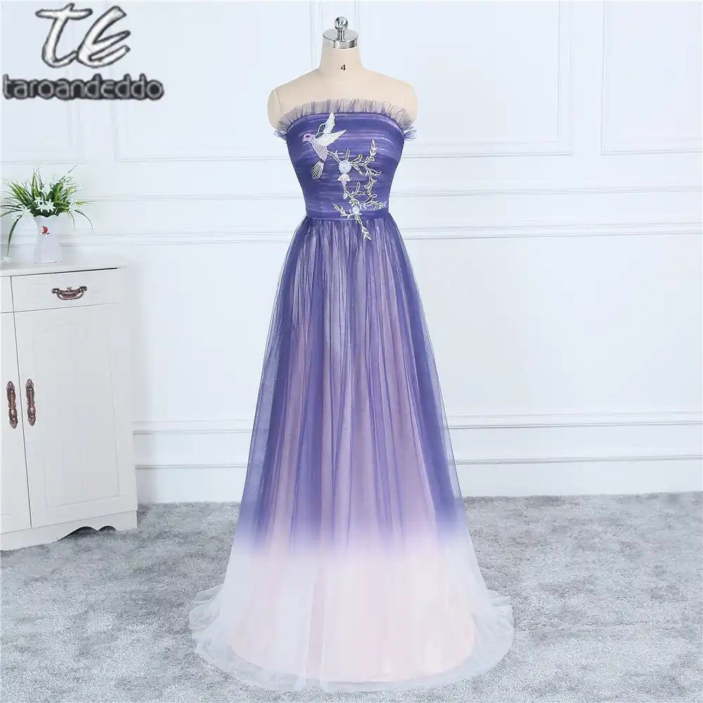 cheap purple gowns